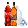 Pack Ron FLOR DE CAÑA 4 Años Botella 750ml + Gaseosa Sin Azúcar 1.5L + Hielo Bolsa 1.5kg