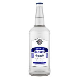 Vodka RUSSKAYA VALUYTA Platinum Botella 1L
