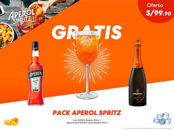 Oferta Pack Aperol Spritz